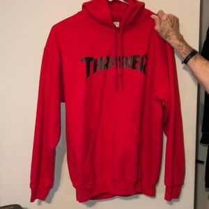 Red Thrasher Hoodie